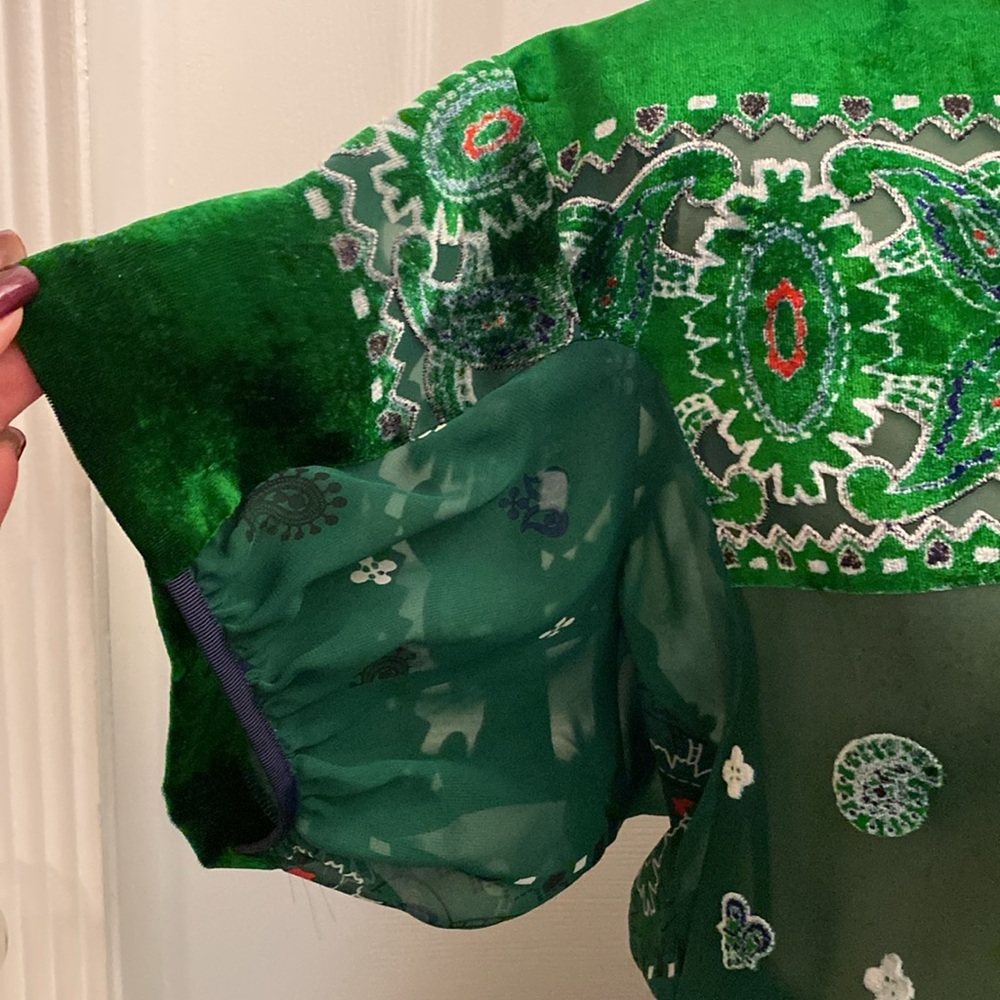 Sacai bandana Devore dress, M - Picture 8 of 16